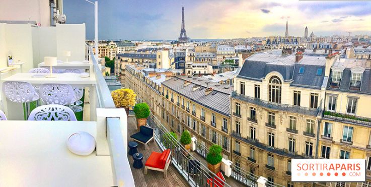 Le rooftop de l'Hôtel Marignan