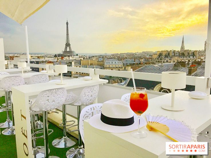 Le rooftop de l'Hôtel Marignan