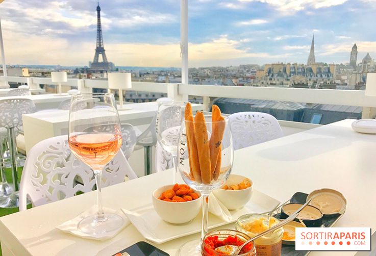 Le rooftop de l'Hôtel Marignan