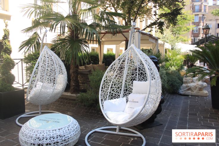 Le restaurant-terrasse des Jardins du Marais