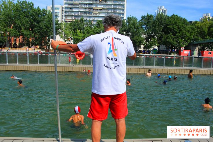 La baignade Bassin de la Villette