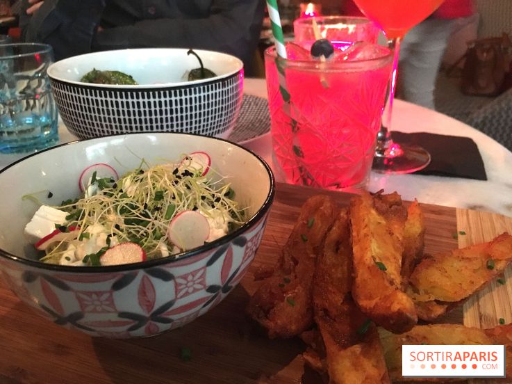 La carte de Victoria Mac Garvey au Maria Magdalena - guacamole/frites de patates douces