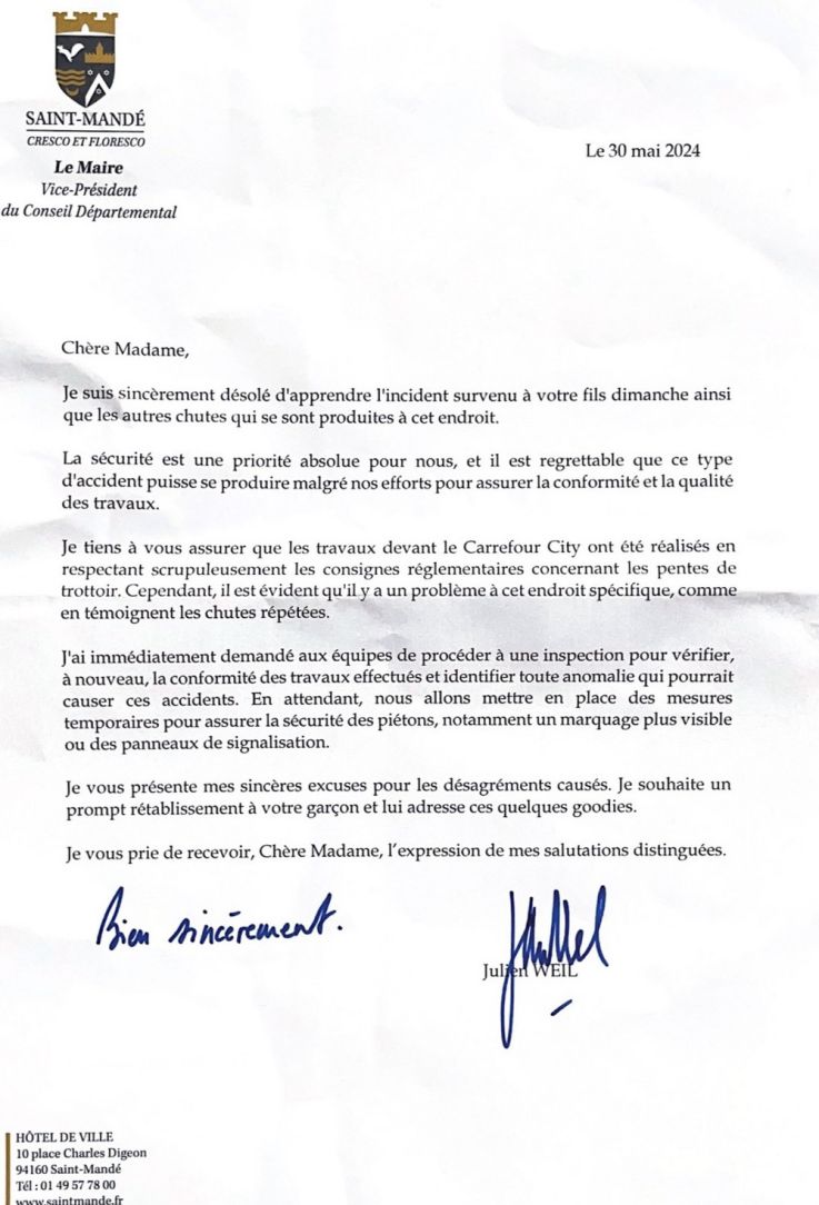 Saint-Mandé : les mesures après une série de chutes 