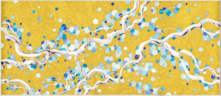 Détail de Variations énergétiques, œuvre de Monika Cicolella