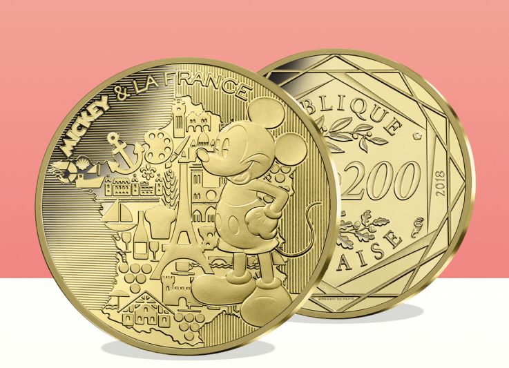 Les pièces Mickey de la Monnaie de Paris