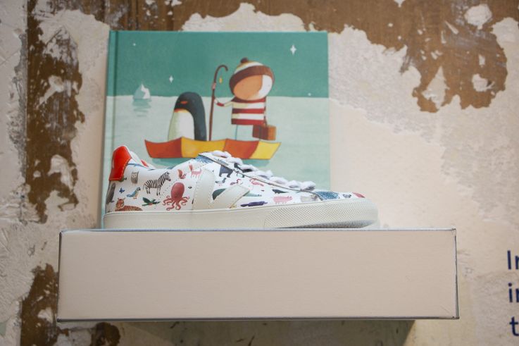 VEJA x Olivier Jeffers : des baskets éthiques et colorées