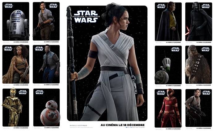 Star Wars 9 - The Rise of Skywalker : découvrez les affiches et la bande-annonce finale