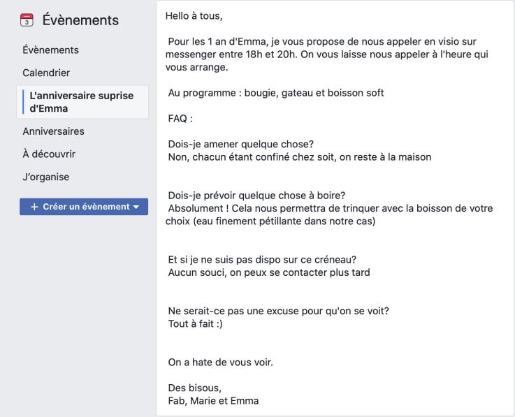 Coronavirus : Quelques idées pour célébrer son anniversaire en confinement