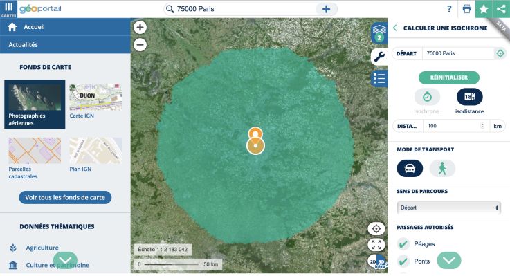 Déconfinement : comment calculer la zone de 100km à vol d'oiseau autorisés à partir de mon domicile