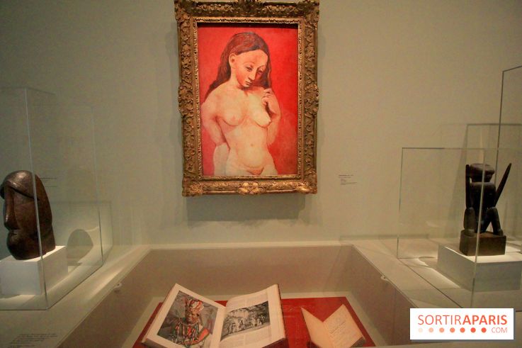 Exposition DADA au Musée de l'Orangerie - au centre, Nu sur fond rouge, Pablo Picasso, 1905