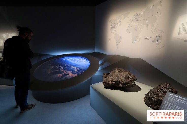 Exposition Météorites au Muséum national d'Histoire naturelle, les photos