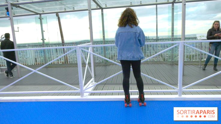 Du roller sur le toit de la Tour Montparnasse