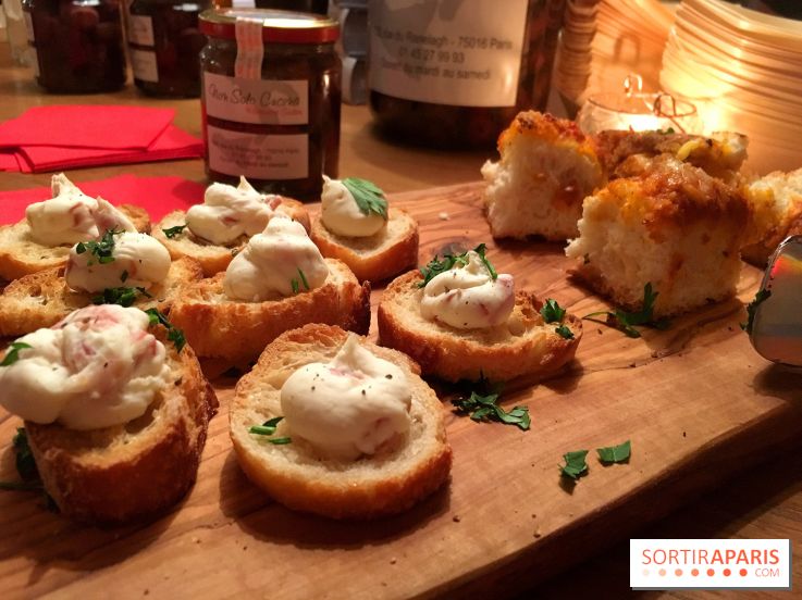 Dégustation d'antipasti à Non Solo Pizze