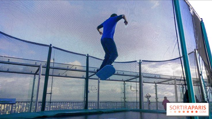 Les trampolines sur la Tour Montparnasse