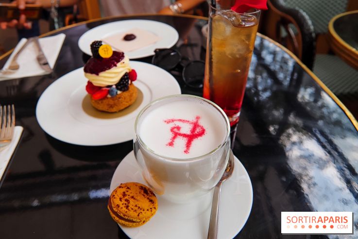 Le 86Champs, le nouveau salon de thé de Pierre Hermé, latte Ispahan