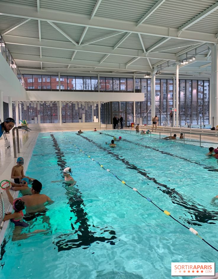 La piscine Yvonne Godard, nouveau bassin porte de Bagnolet à Paris 