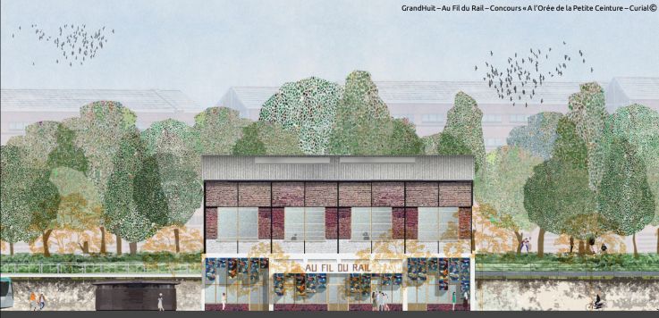 Au fil du Rail : la Petite Ceinture va accueillir un nouveau lieu de vie à Curial