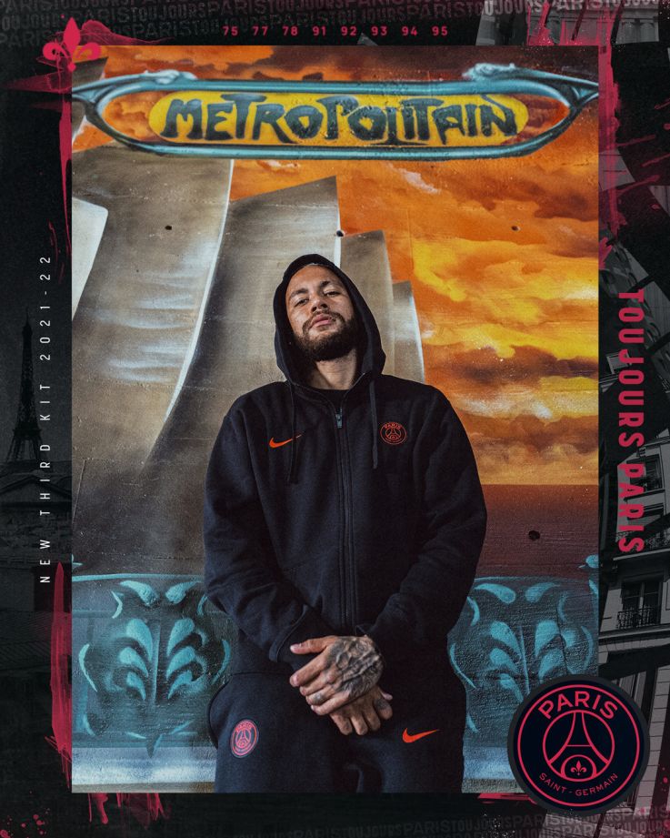 Le PSG dévoile son maillot third pour la saison 2021-2022