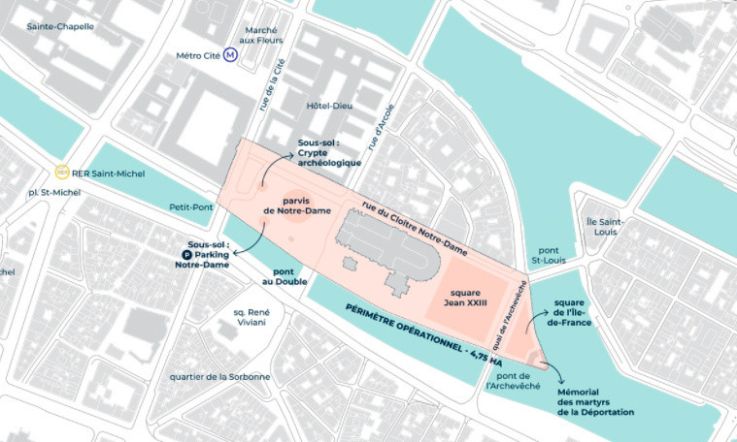 Parvis de Notre-Dame : les quatre projets de réaménagement dévoilés par la Mairie de Paris