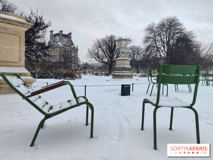 La Neige à Paris - Jardin des Tuileries