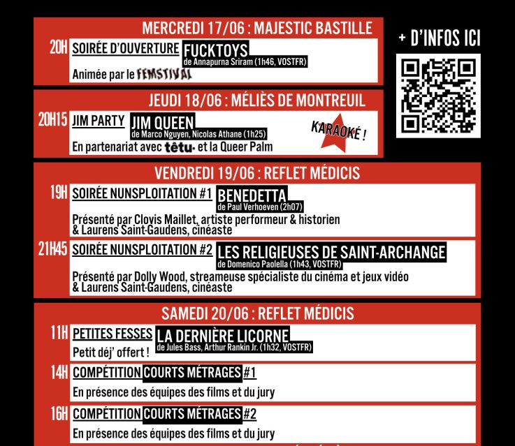 Le Festival du Film de Fesses 2026 de retour à Paris