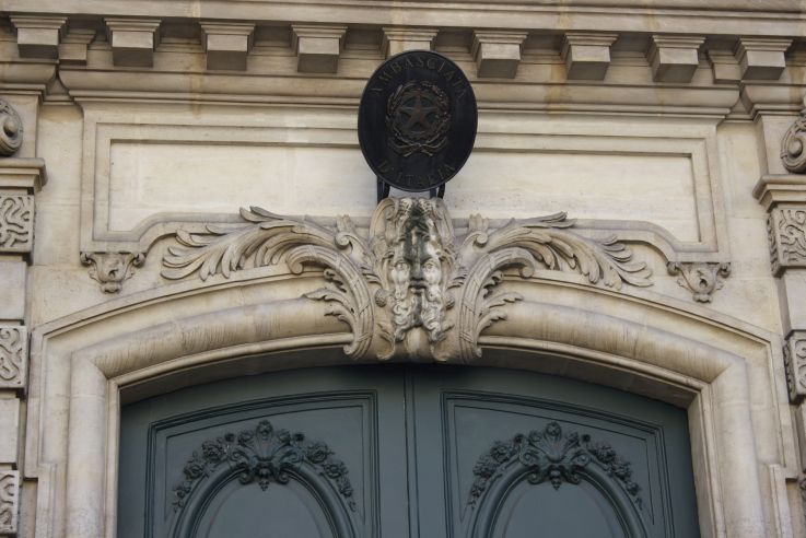 Peut-on visiter l'Hôtel de La Rochefoucauld-Doudeauville, le palais de l'ambassade d'Italie à Paris?