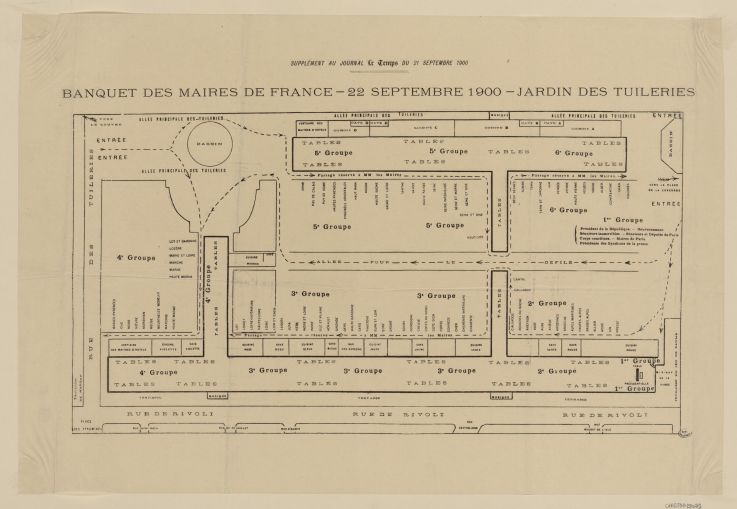 Éphéméride du 22 septembre à Paris : Le gigantesque banquet des maires de France aux Tuileries