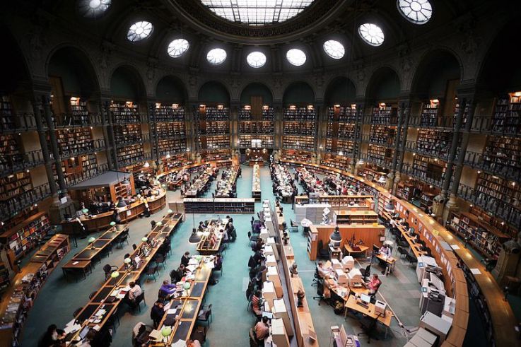 La Bibliothèque Richelieu, berceau historique de la BNF