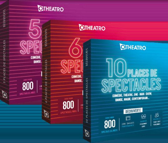 Otheatro, des coffrets pour profiter des spectacles parisiens