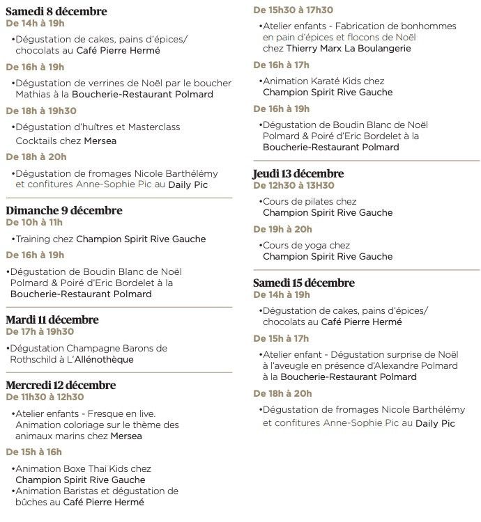 Illuminations de Noël 2018 et animations à Beaupassage