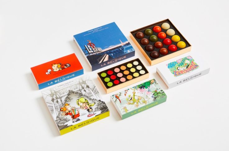 Un bar à chocolat by Pierre Marcolini au Bon Marché Rive Gauche