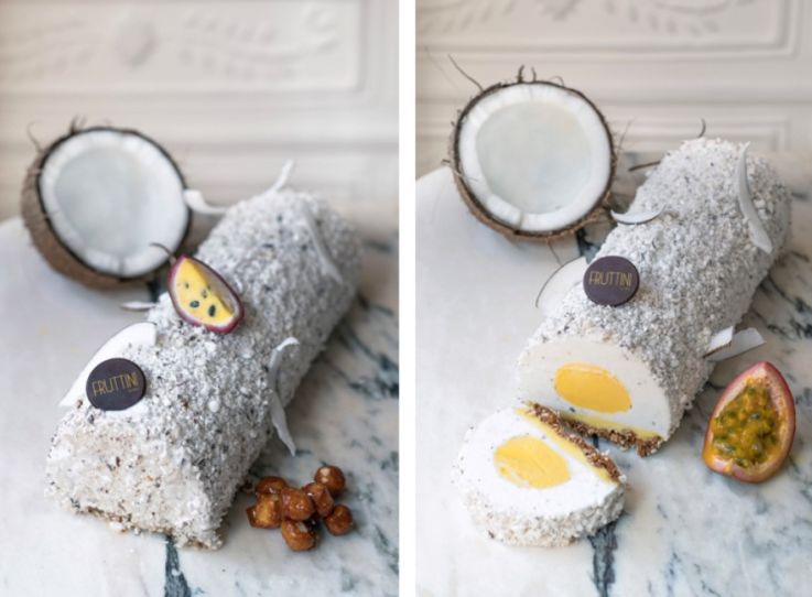 Bûche de Noël 2020 de Fruttini by MO