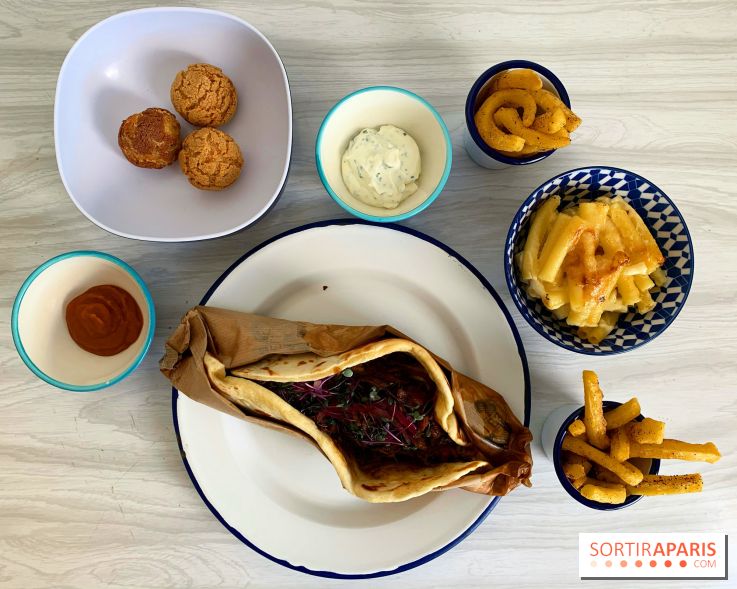 Les excellents sandwiches pita de Dupin à emporter 