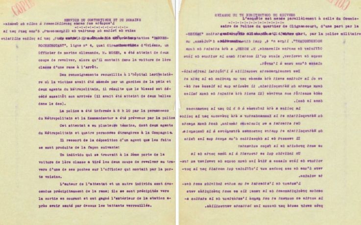 Éphéméride du 21 août à Paris : Premier attentat de la Résistance au métro Barbès