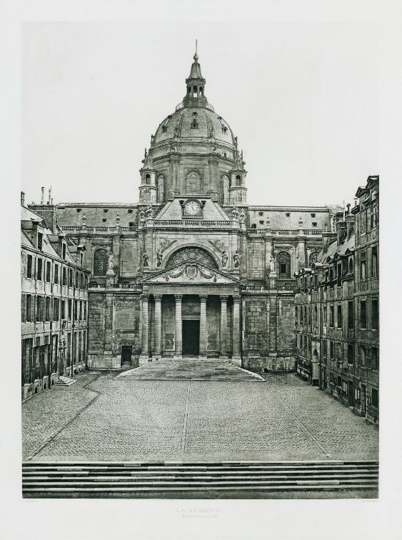 Façade nord de la cour, La Sorbonne