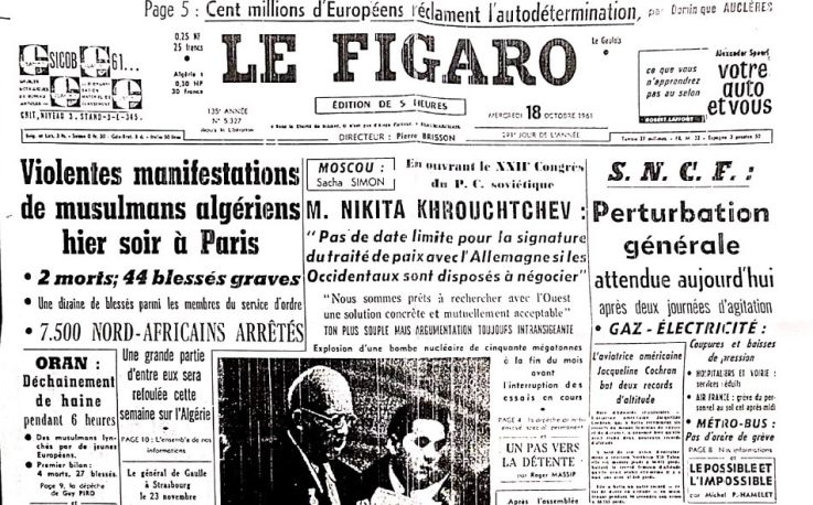 Figaro 18 octobre 1961