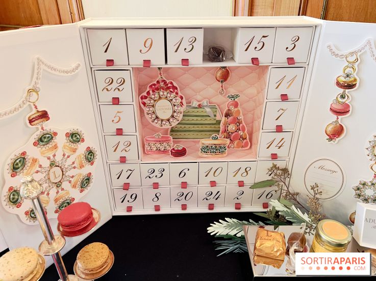 Le calendrier de l'Avent 2023 élégant et gourmand de Ladurée
