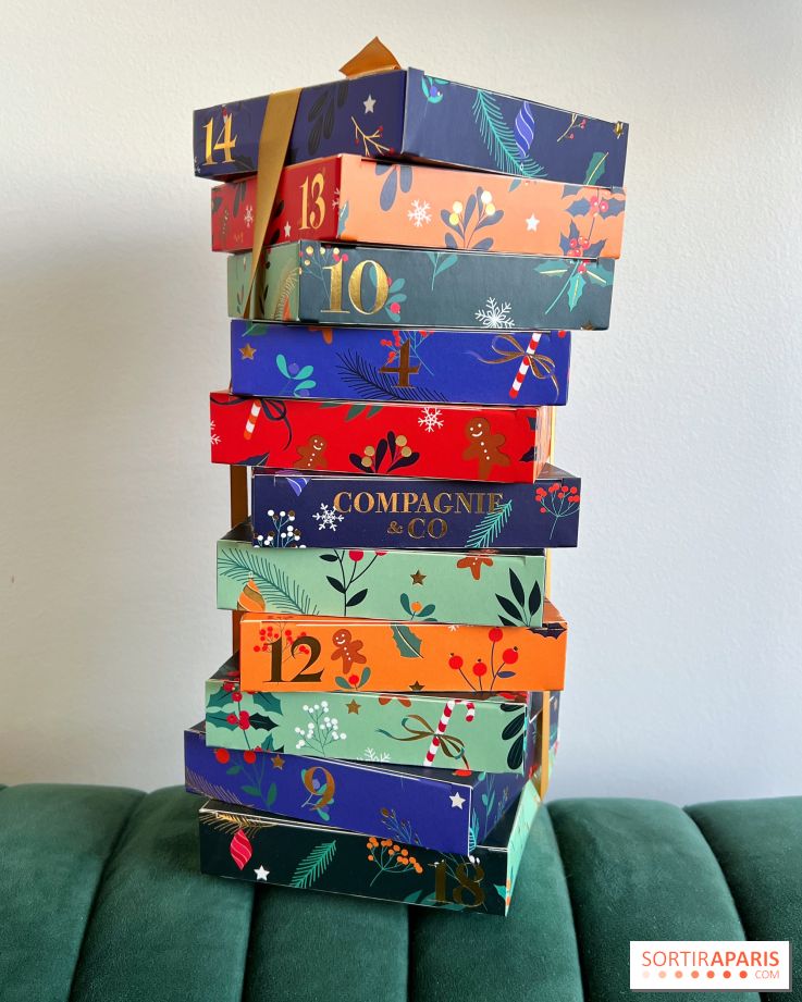 Le calendrier de l'Avent 2023 100% thé de Compagnie & Co