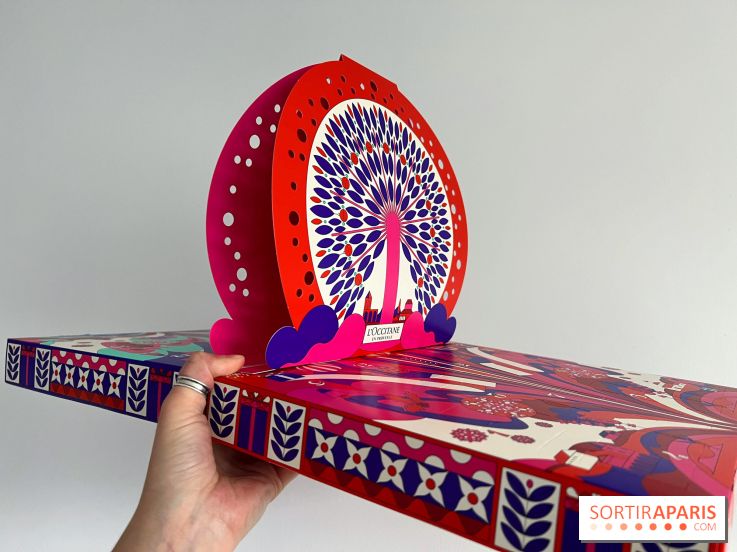 Le calendrier de l'Avent 2023 de L'Occitane aux allures de paon coloré