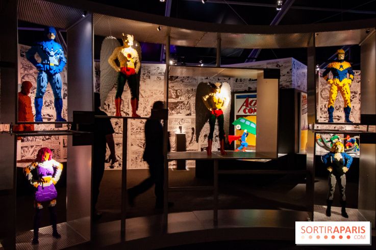 L'exposition LEGO des Super-Heros DC à la Villette