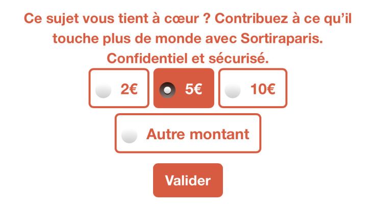 NOUVEAU ! Sortiraparis lance les articles soutenus par les lecteurs !