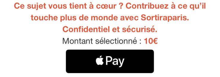 NOUVEAU ! Sortiraparis lance les articles soutenus par les lecteurs !