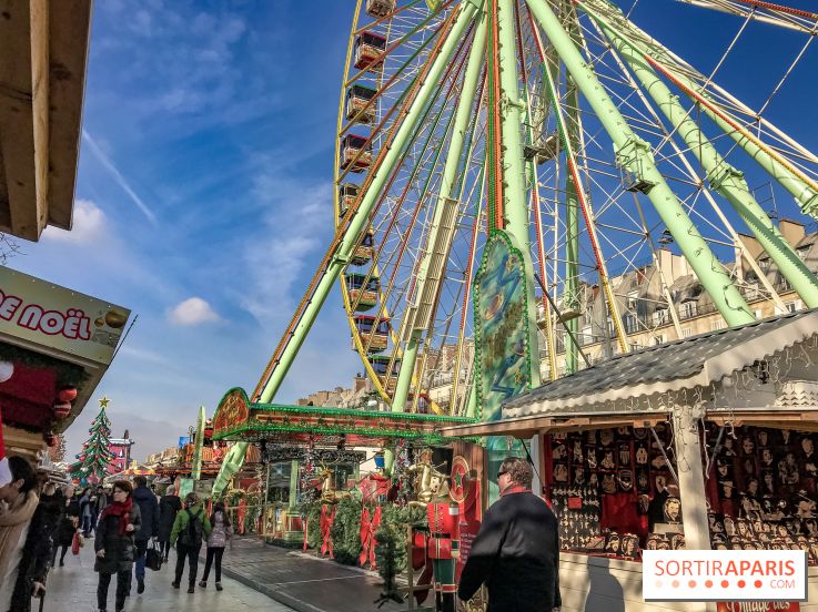 Le Marché de Noël des Tuileries à Paris, grande roue