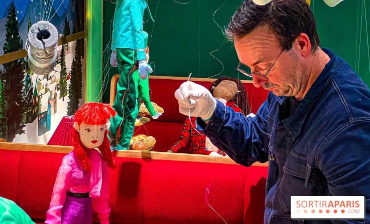Printemps Haussmann : notre interview du marionnettiste et de la scénographe des vitrines de Noël