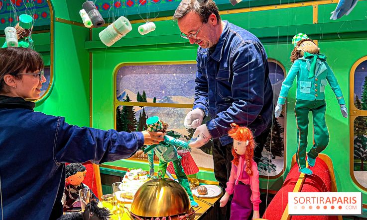 Printemps Haussmann : notre interview du marionnettiste et de la scénographe des vitrines de Noël