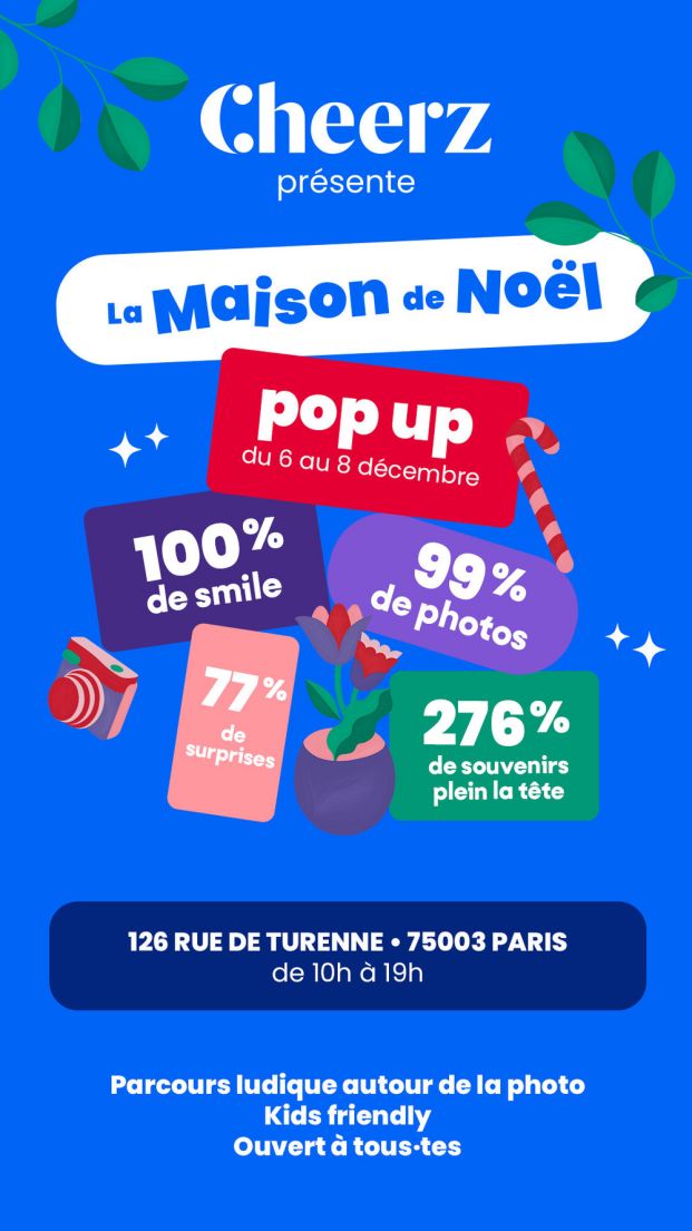 La Maison de Noël : un pop up expérientiel pour des selfies-quali dans parcours immersif