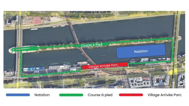 Le premier Aquathlon de Paris débarque cet été 2025 sur la Seine
