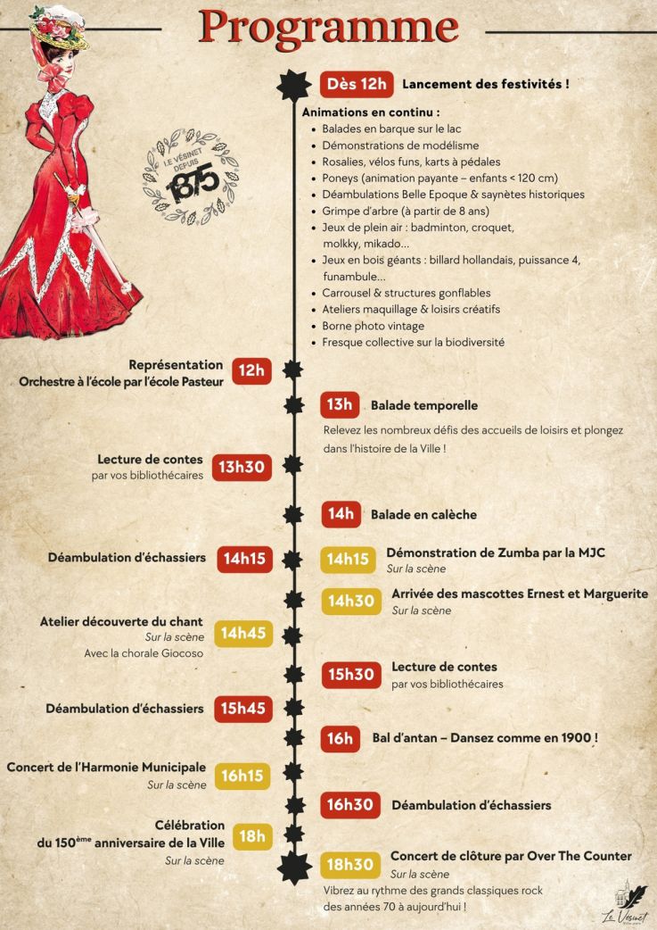 Fête de la Marguerite 2025 au Vésinet (78) :