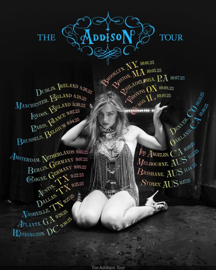 Addison Rae in Concert à l'Olympia à Paris in Septembre 2025