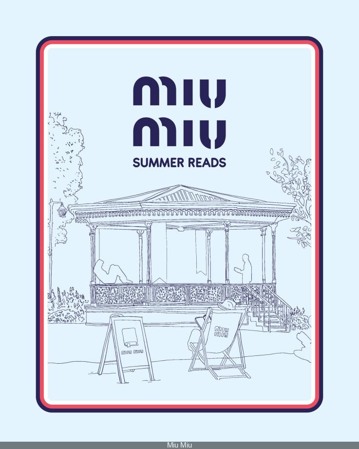 Miu Miu Summer Reads: The Italian house opens a pop up. distributes free books in Paris miu miu summer reads pop